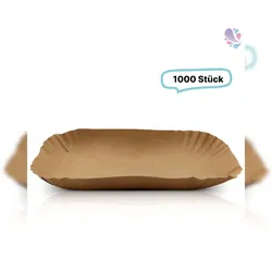 Blanc HYGIENIC Pappschalen klein 1.000 Stk, to go, take away, biologisch abbaubar, nachhaltig, kunststofffrei
