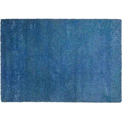 THEKO Teppich Color Shag 521 700 blau 57 x 90 cm