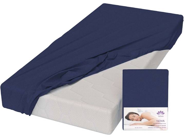 LOTUS Fixleintuch NOVA 90x200cm marine