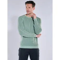 engbers Herren Pullover Rundhals Türkis regular uni Rundhals - XL