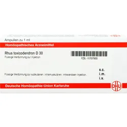Rhus Toxicodendron D30 Ampullen 8 ML