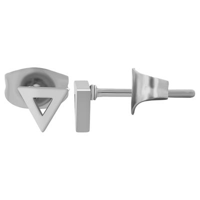 Paar Ohrstecker ADELIA´S "Ohrringe – Ohrstecker aus Edelstahl", Damen, Gr. Damen, Edelstahl, silber, Ohrringe, Ein Geschenk, das Freude macht
