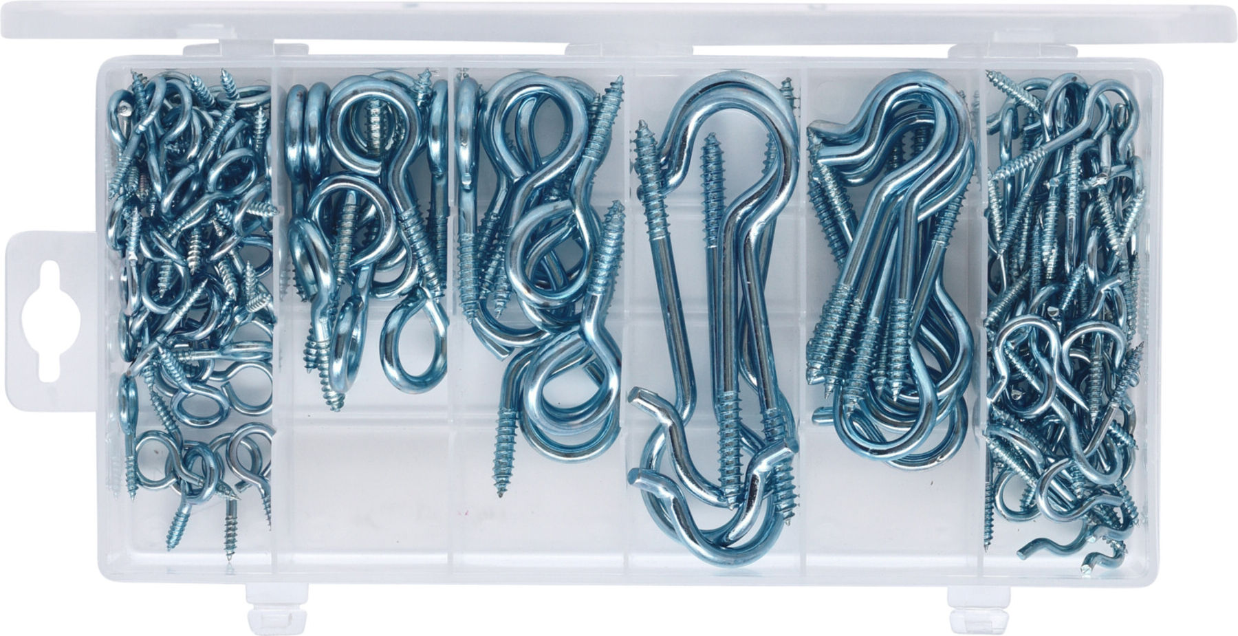 KS Tools Sortiment Haken- und Ösenschrauben,151-teilig (970.0380)