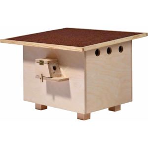 dobar Insektenhotel Hummelnistkasten, aus Holz, 36 x 43 cm, Hummelhaus