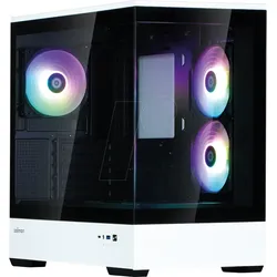 ZLM 64462 - Zalman P30 PC- Gehäuse Tempered Glass, mATX