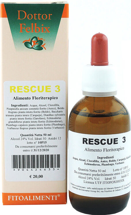 EURONATUR GROUP Srl RESCUE 3*GTT 50ML