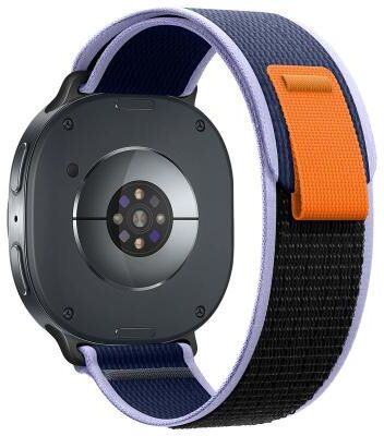 Everyday Crate Samsung Galaxy Watch8 Classic Nylon Watch Band Wild Path Loop Adjustable Sport Strap midnight Blue