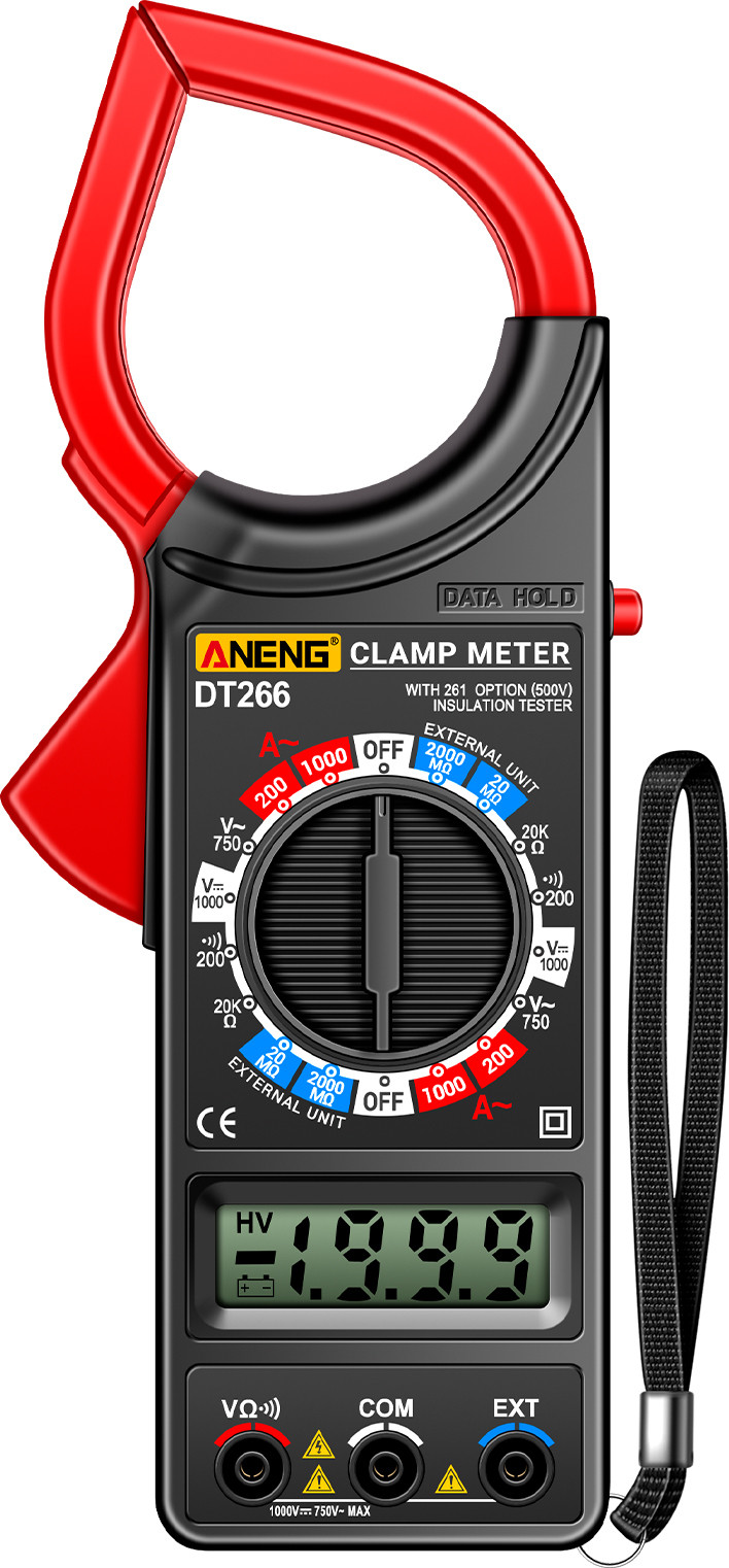 Cocosity Digitale multifunctionele stroomtang en multimeter set