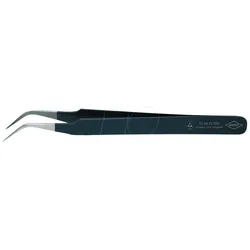 KN 92 38 75 ESD - Pinzette, sichelförmig, spitz, 130 mm, ESD