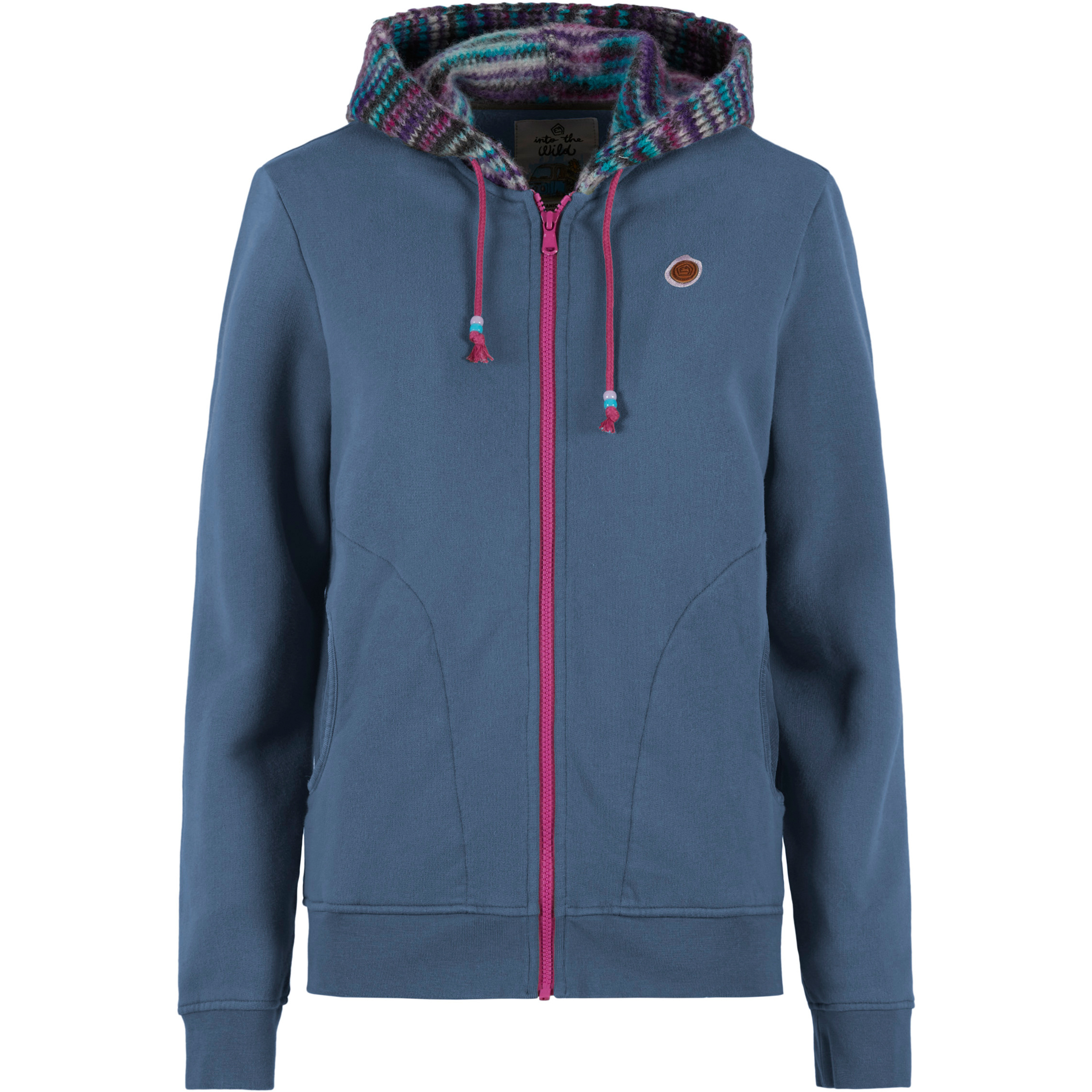 E9 Bea Damen Fleecejacke blau Größe M Bouldern | Lifestyle Hautfreundlich