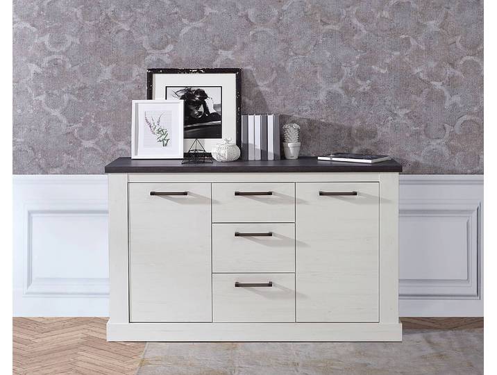 Enfilade 140 cm - Type A 141 x 90 x 41cm Blanc
