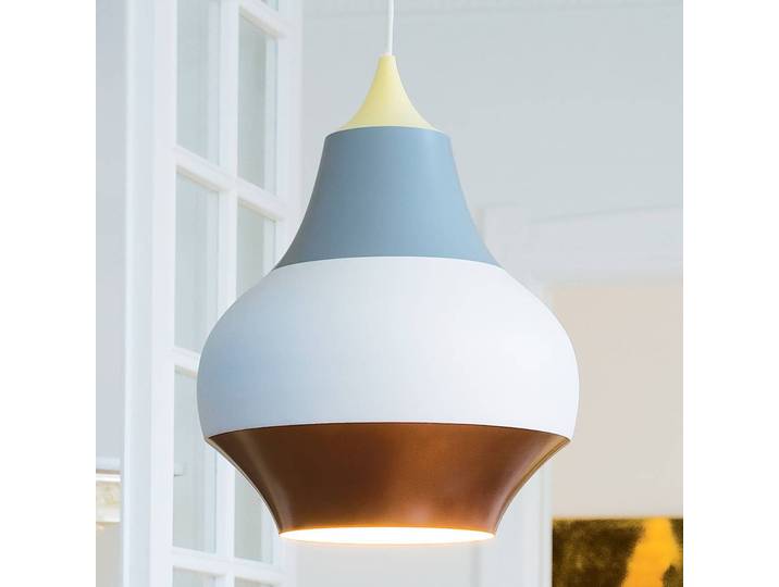 Louis Poulsen Designer Hängelampe Cirque, dimmbar, Multicolour, für Wohn- / Esszimmer, Aluminium, Design, Pendelleuchte