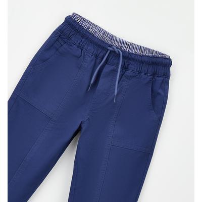 Outdoorhose SARABANDA "BABY BOY TROUSERS", Mädchen, Gr. 98, EURO-Größen, blau, 98% Baumwolle, 2% Elasthan, Hosen Outdoorhose