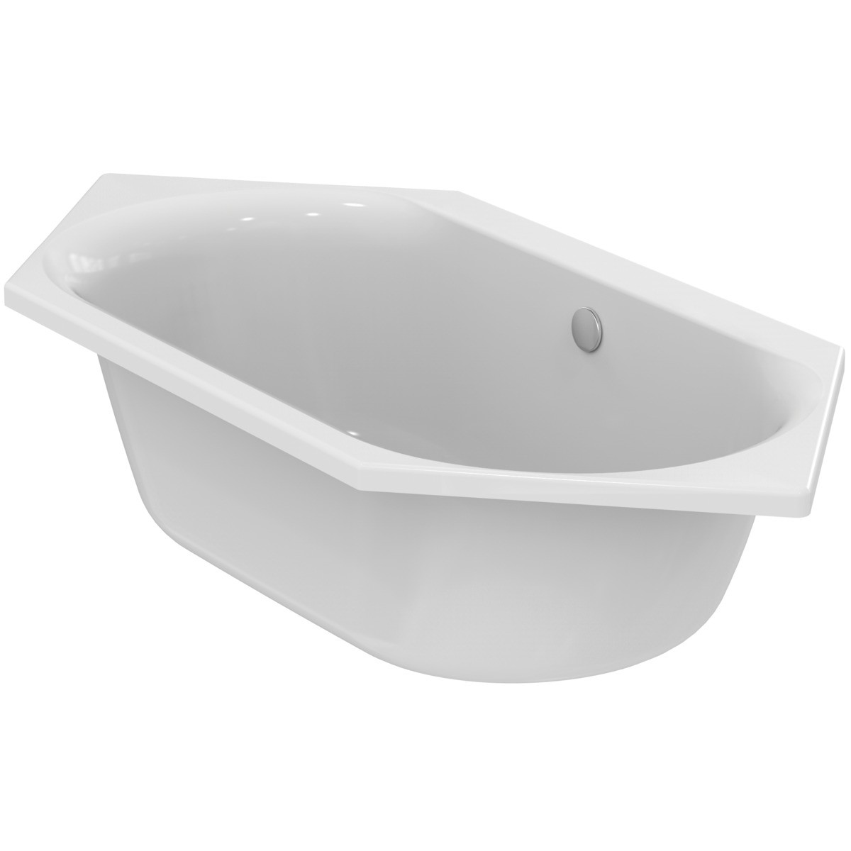 Ideal Standard Sechseck-Badewanne CONNECT AIR, 1900x900x475mm, Weiß, E106901 E106901
