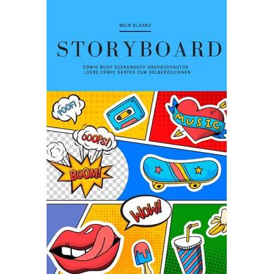 Mein Blanko Storyboard Comic Buch Szenenbuch Drehbuchautor Leere Comic Raster zum Selberzeichnen, Taschenbuch von Felix Wagner, Epubli,