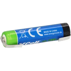 XCell AAA Micro Akku Ni-MH 1,2V 1000 mAh U Lötfahne