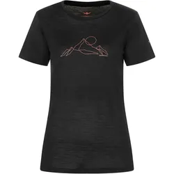 Super Natural, Damen, Funktionsshirt, Kivisuo (S), Schwarz