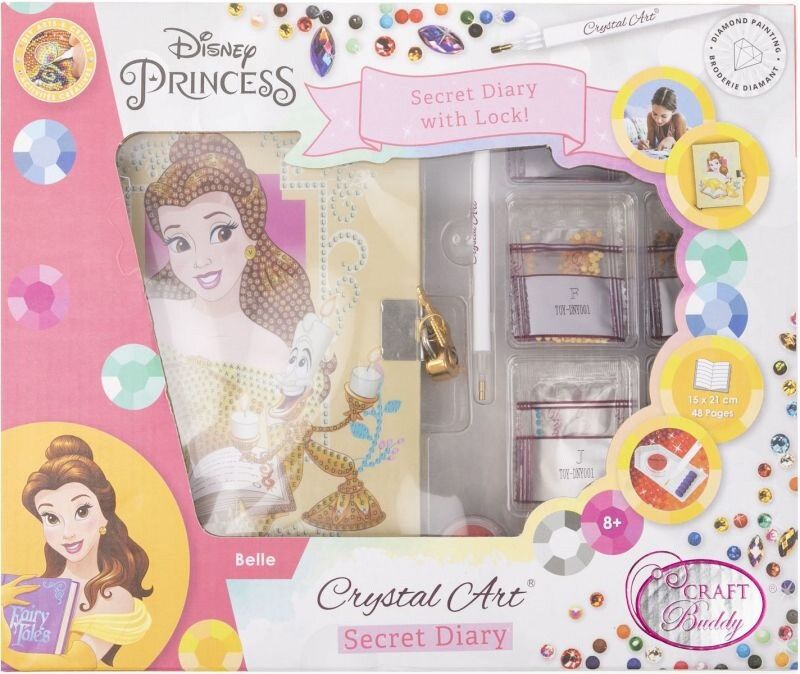 CRYSTAL ART Carnet secret Belle