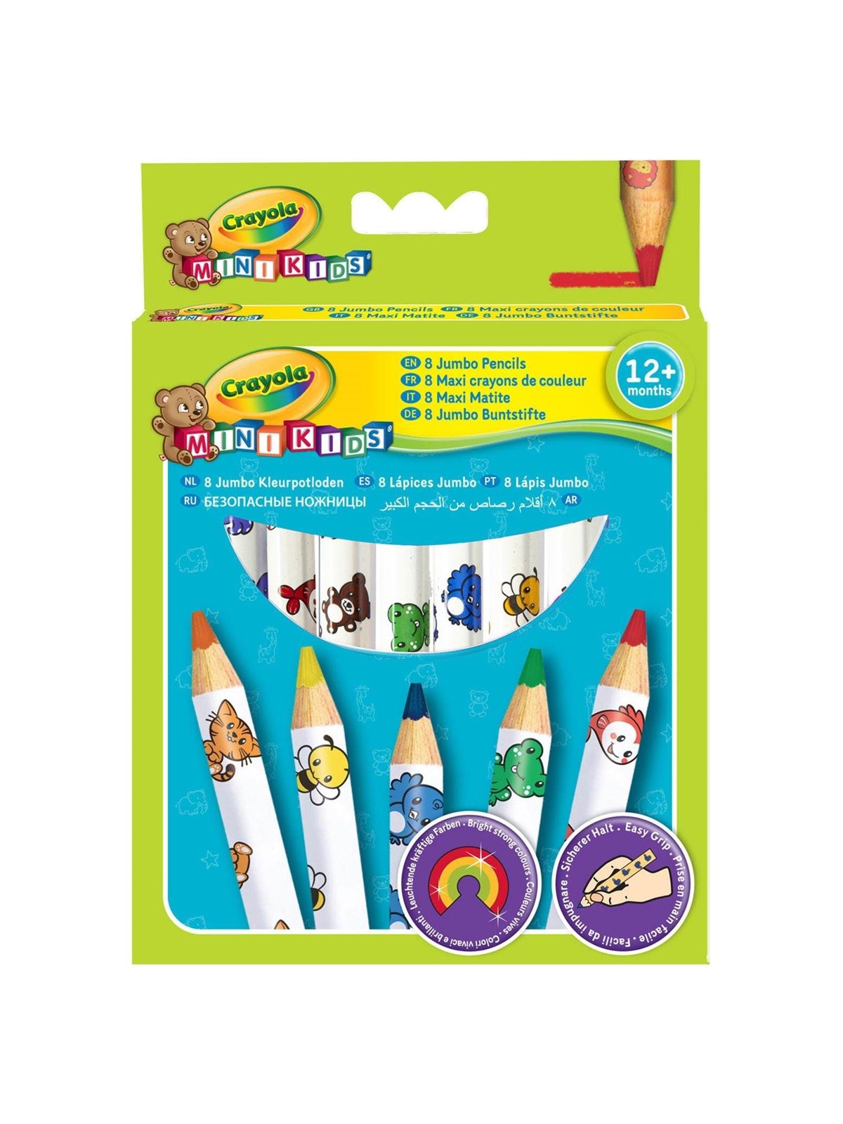 Crayola Mini Kids Jumbo dekorierte Bleistifte 8 Stk.