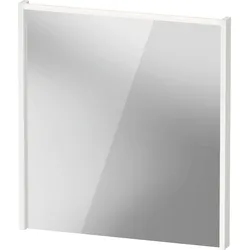 Duravit D-Code Spiegel, LED-Lichtfeld oben, 650x700mm, externer Lichtschalter notwendig, 5 W, DC7076018180000, Farbe: Weiß Matt