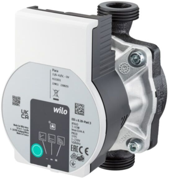 Oventrop Pompe Oventrop Wilo PARA 25-180/6-43/SC pour Regudis H (9010497)