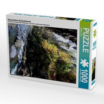 CALVENDO Puzzle Naturerlebnis Breitachklamm | 1000 Teile Lege-Größe 64x48cm Foto-Puzzle für glückliche Stunden