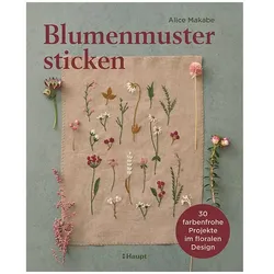 Blumenmuster sticken, Fachbücher von Alice Makabe, Gisela Witt, Cornelia Panzacchi