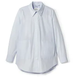 Nah/Studio Longbluse - Baumwolle - Gr. 36 - blau
