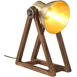 Helloshop26 - Industriedesign Schreibtischlampe Antik-Messing-Finish 30 x 17 x 40 cm einzigartiges Ambiente aus Eisen