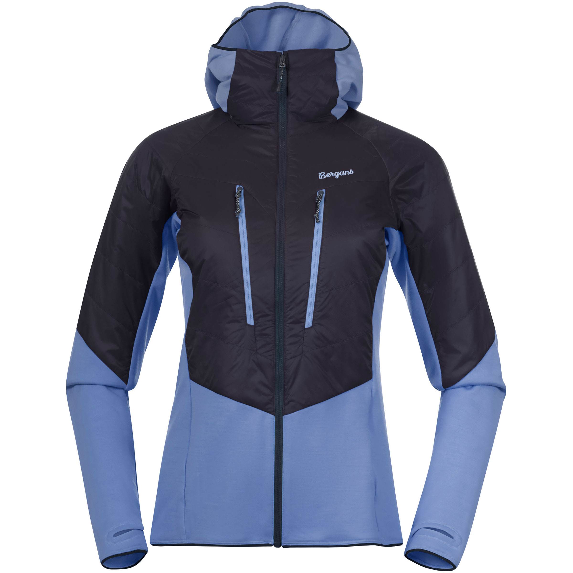 Bergans Tind Light Insulated Damen Isolationsjacke blau Größe XS Trekking Windabweisend Wasserabweisend