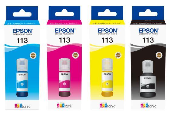 Epson Original EcoTank 113 Nachfülltinte - 4er Multipack OPC13T06B140set