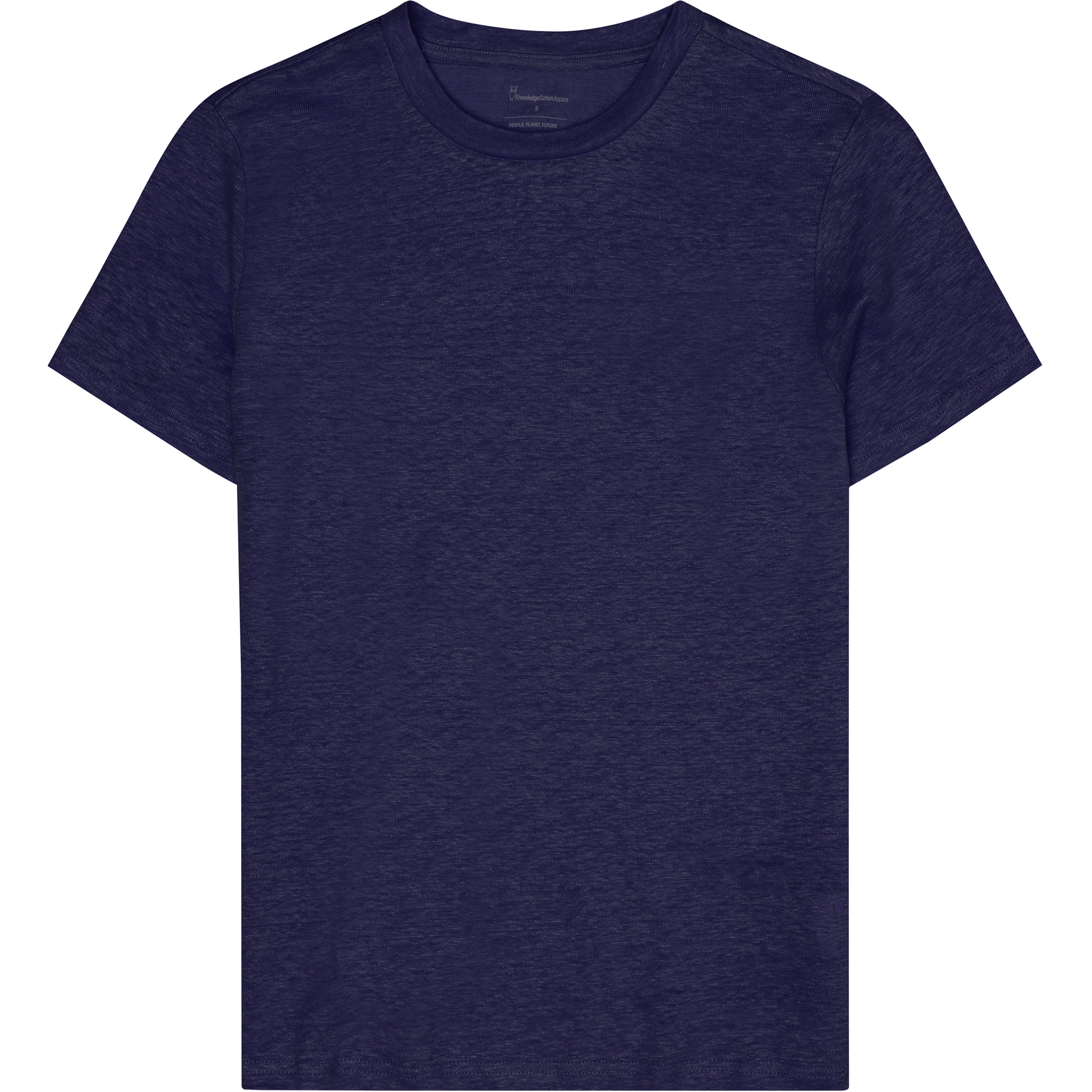 KnowledgeCotton Apparel Regular Linen Damen T-Shirts blau Größe M Lifestyle Hautfreundlich