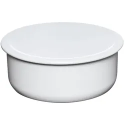 Riess Brot- und Keksdose mit Deckel Ø24cm 4 Liter Weiss Emaille