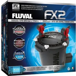 Fluval Canister Filter Fx2 1800L/H 27W For Aquariums < 750L - (126.4520) (750 l, Aussenfilter, Salzwasser, Süsswasser), Aquarium Filter
