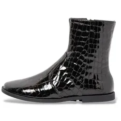 Art für Damen. 121241201003_001 Lederstiefeletten 2124 Horasan Siena schwarz (37), Wohnung, Reißverschluss, Lässig, Klassisch