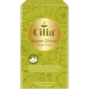 Cilia Tee Ingwer-Zitrone, Kräuter- & Früchtetee, 30 g, 20 Beutel