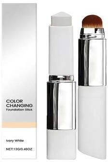 Uplift Picks 2 In 1 Color Changing Foundation Stick Lightweight Moisturizing Formula ivory White