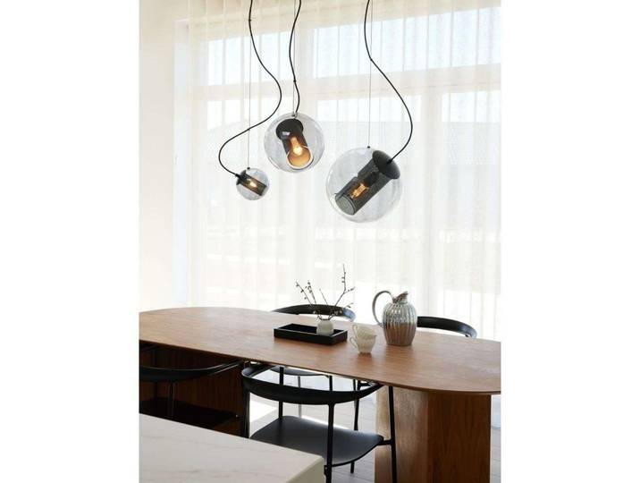 Forty-Five Pendelleuchte Ø15 Smoke - Halo Design - Esszimmer - Metall