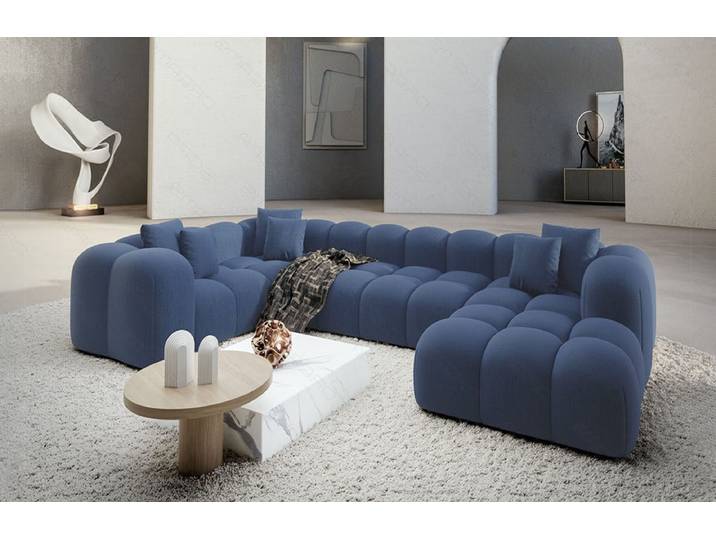 Stoff Wohnlandschaft Formentera U-Form