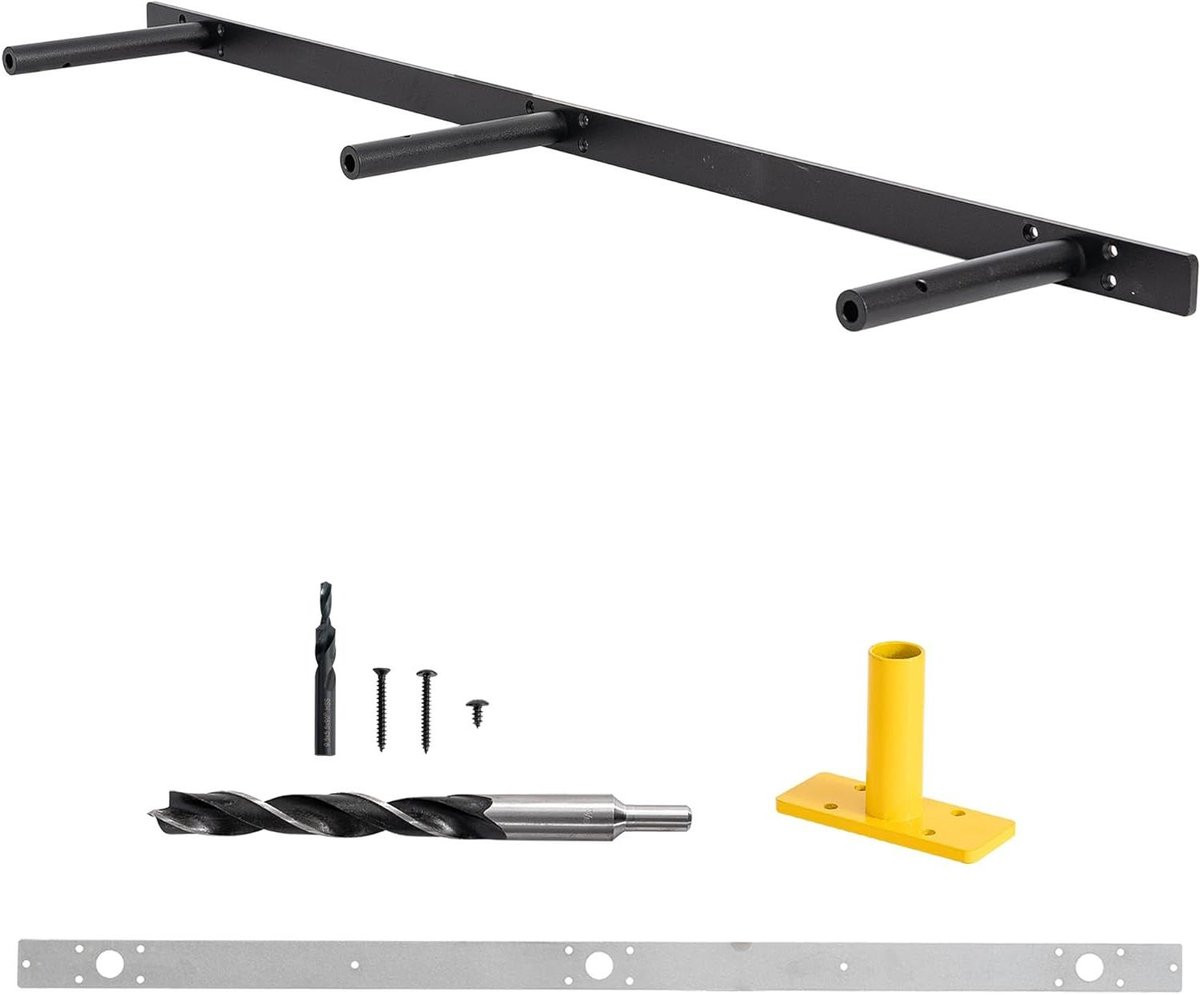 Zwevende plankbeugel - Gepoedercoat - Verborgen steunen voor zware belasting - 38 inch