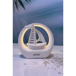 Boot Casali im Ring LED cremeweiß 14cm
