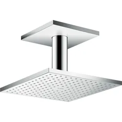 hansgrohe AXOR ShowerSolutions Kopfbrause 250/250 2-jet, Deckenanschluss, 35312000, Farbe: Chrom