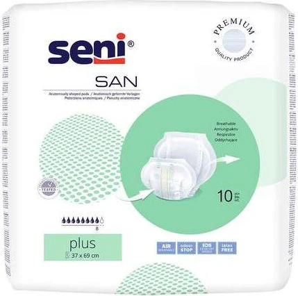 Seni San Inkontinenzvorlage plus 10 St Beutel