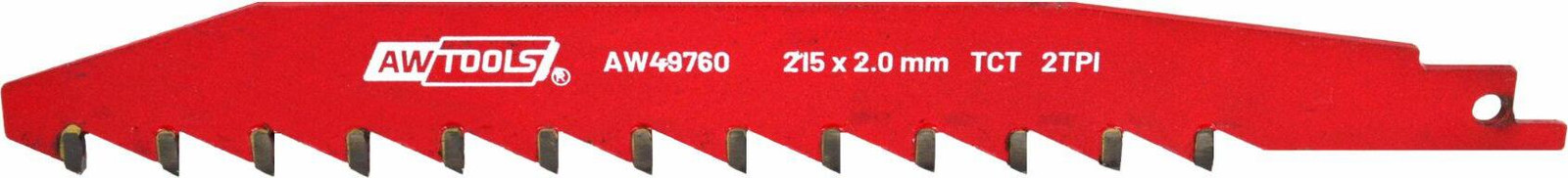 Awtools zaagblad voor silicaatstenen en cellenbeton, 215 mm