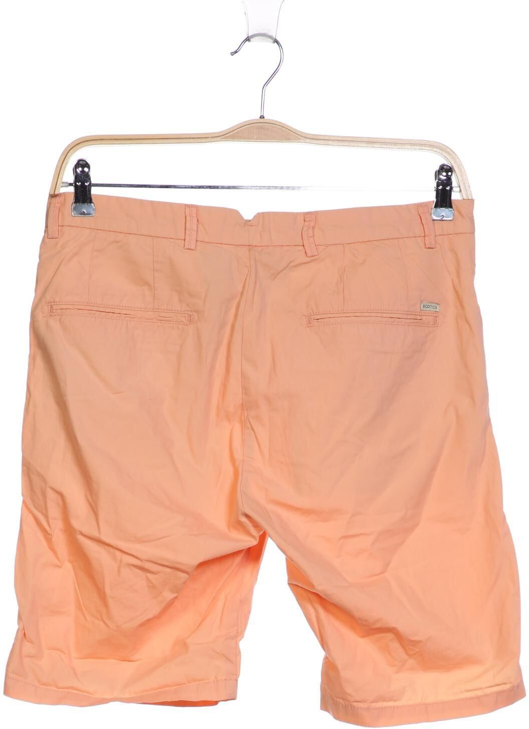 Scotch & Soda Herren Shorts, Orange, Gr. W32, Baumwolle - Second Hand