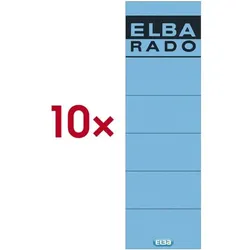 Elba Selbstklebende Rückenschilder »rado« 1004209 blau, 8 cm