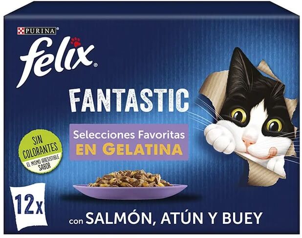 Felix Fantastic Seleções Favoritas Em Gelatina 12 Unds 85g