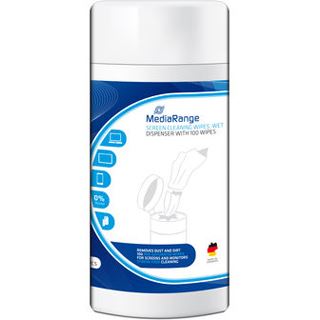 MediaRange MR720 Bildschirm Reinigungstücher 100 Stück Spenderdose (MR720)