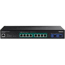 Trendnet TPE-3102WS (10 Ports), Netzwerk Switch, Schwarz