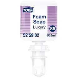 Tork 525902 Schaumseife S5 Luxus Schaumseife 525 ml mild und hautfreundlich, Kartusche für Tork S5 System